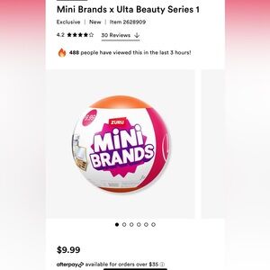 NEW 
Mini Brands x Ulta Beauty Series 25 mini products